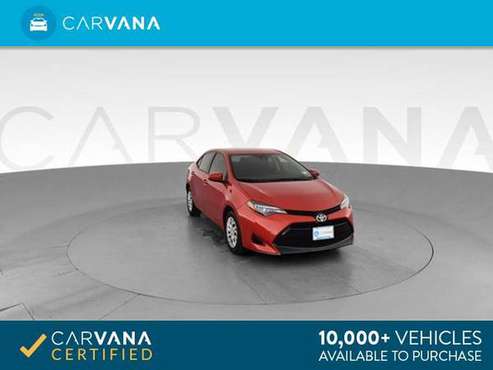 2018 Toyota Corolla LE Sedan 4D sedan Red - FINANCE ONLINE for sale in Indianapolis, IN
