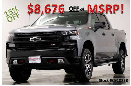 $8675 OFF MSRP! *SILVERADO 1500 CREW TRAILBOSS 4WD* 2019 Chevy *5.3L* for sale in Clinton, IA