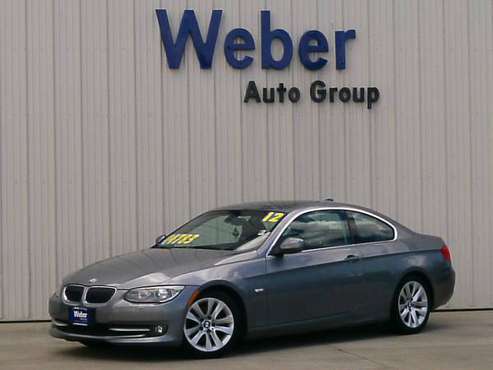 2012 BMW 3 Series-HEATED LEATHER! SUNROOF! LOADED UP WITH OPTIONS! for sale in Silvis, IA