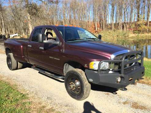 2004 Dodge Ram 3500 Dually Cummins Diesel, Crew Cab, 8 Ft. Bed, 4WD... for sale in ELVERSON, PA