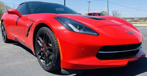 NAVIGATION - BLUETOOTH Red 2014 Chevy Corvette Stingray 1LT Coupe for sale in Clinton, MO