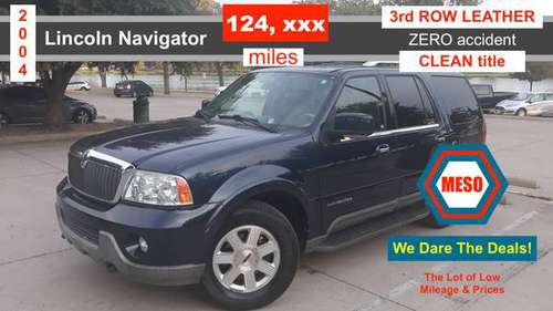 Lincoln Navigator ... 124, xxx miles ... 3rd row LEATHER . ZERO accide for sale in Hurst, TX