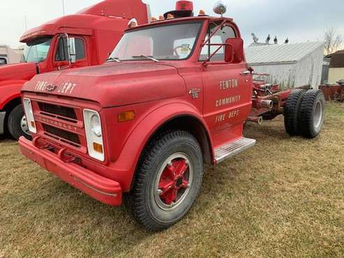 1968 Chevrolet Chevy C50 Truck Former Fire Truck for sale in Wellman, IA