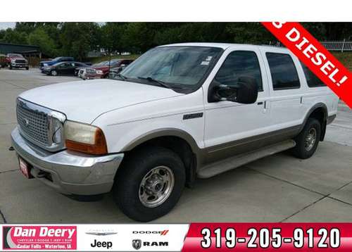 2000 Ford Excursion 4WD 4D Sport Utility / SUV Limited - cars &... for sale in Waterloo, IA