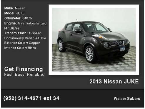 2013 Nissan JUKE for sale in Burnsville, MN