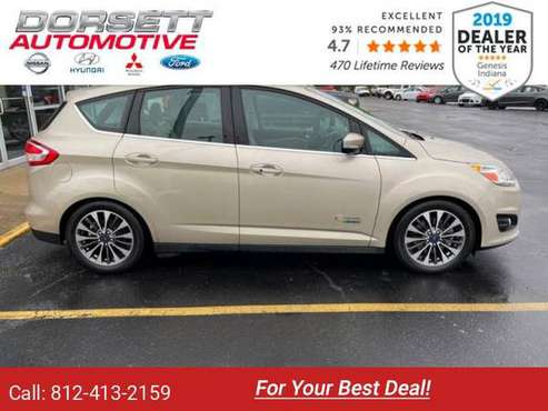 2017 Ford CMax Energi Premium sedan White Gold Metallic - cars &... for sale in Terre Haute, IN