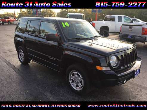 2014 *Jeep* *Patriot* *FWD 4dr Altitude* Black Clear for sale in McHenry, IL