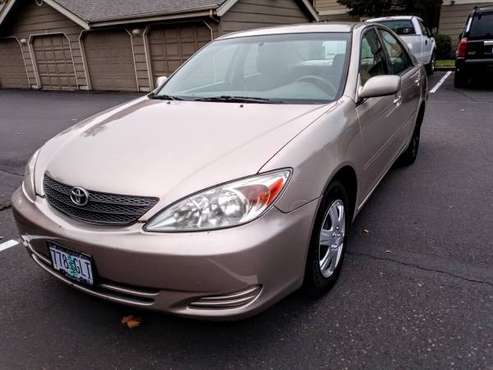 2004 Toyota Camry Gas Saver 5speed..runs great..$2950..OBO.. - cars... for sale in Vancouver, OR