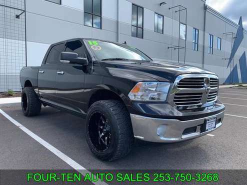 2015 RAM 1500 4x4 4WD Dodge SLT TRUCK ** BIG HORN, CANOPY, 1-OWNER! ** for sale in Buckley, WA