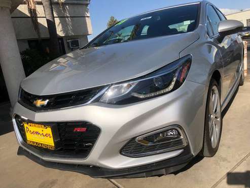 17' Chevy Cruze RS, 4 Cyl, FWD, Auto, NAV, Sunroof, Leather for sale in Visalia, CA