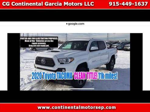 2020 Toyota Tacoma 2WD - cars & trucks - by dealer - vehicle... for sale in El Paso, TX