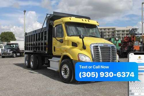 2011 Freightliner Cascadia Dump Truck For Sale *WE FINANCE BAD... for sale in Miami, FL