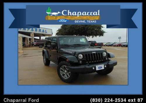 2017 Jeep Wrangler Unlimited Rubicon (*Mileage: 22,110!) - cars &... for sale in Devine, TX