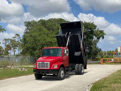 1997 Freightliner FL-80 Dump Truck 5 9 Cummins Red - cars & for sale in West Palm Beach, SC