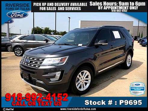 2016 Ford Explorer XLT SUV -EZ FINANCING -LOW DOWN! - cars & trucks... for sale in Tulsa, OK