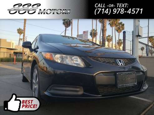 2012 Honda Civic EX-L Automatic Coupe with Navigation for sale in Long Beach, CA