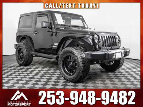Lifted 2012 *Jeep Wrangler* Sahara 4x4 - cars & trucks - by dealer -... for sale in PUYALLUP, WA