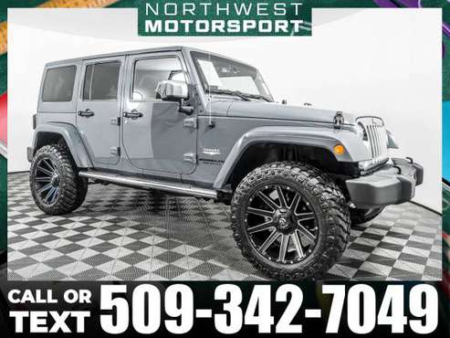Lifted 2014 *Jeep Wrangler* Unlimited Sahara 4x4 for sale in Spokane Valley, WA