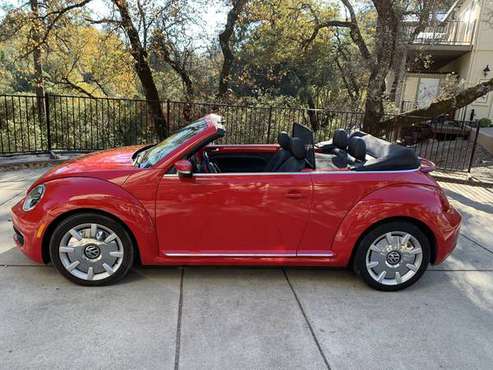 Like New VW Beetle Convertible - only 13K miles! - cars & trucks -... for sale in Represa, CA