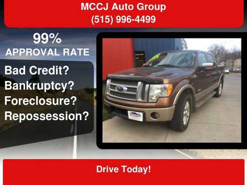 2012 Ford F-150 4WD SuperCrew 145" King Ranch WE GUARANTEE CREDIT... for sale in Des Moines, IA