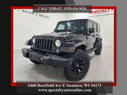 2014 Jeep Wrangler Unlimited Sahara 4WD! Navigation! New Wheels!... for sale in Suamico, WI