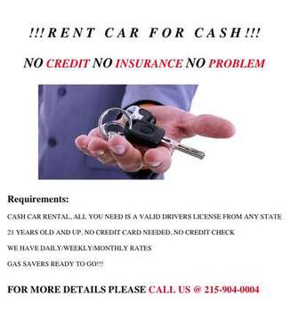 AFFORDABLE CAR RENTAL FOR CASH!!! - cars & trucks - by owner -... for sale in Philadelphia, PA