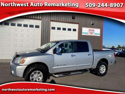 2005 Nissan Titan 4WD Crew Cab SE 5.6L 139,757 LOW MILES!! - cars &... for sale in Airway Heights, WA
