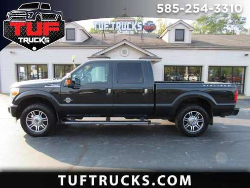 2015 Ford F-250 SD Platinum Crew Cab 4x4 Diesel - cars & trucks - by... for sale in Rush, NY