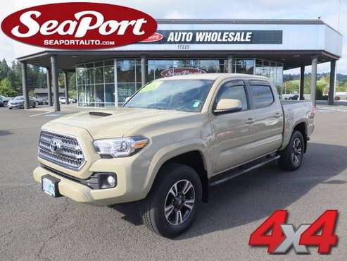 2017 Toyota Tacoma TRD Sport 4WD Four Door Double Cab Truck Loaded... for sale in Portland, OR