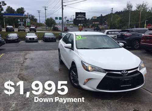 2017 TOYOTA CAMRY SE for sale in Methuen, MA