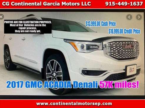 2017 GMC Acadia Denali AWD - cars & trucks - by dealer - vehicle... for sale in El Paso, TX