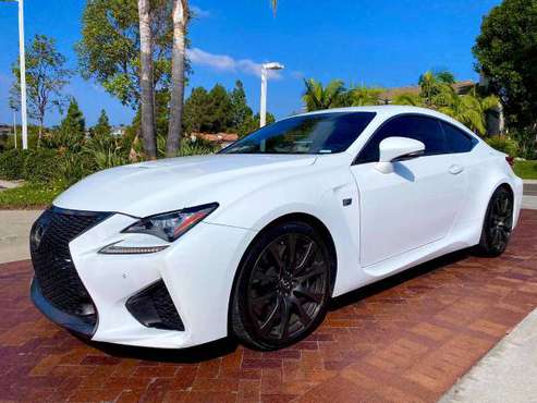 2015 LEXUS RC F FULLY LOADED, WHITE ON RED INTERIOR, V8, 467 HP -... for sale in San Diego, CA