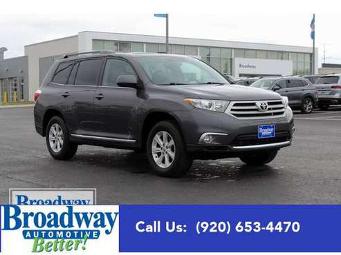 2012 Toyota Highlander SUV SE - Toyota Magnetic Gray Metallic - cars for sale in Green Bay, WI