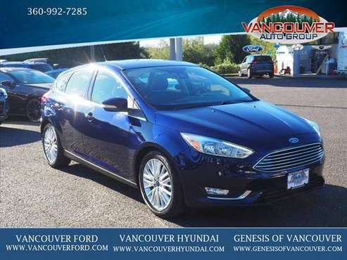2017 Ford Focus Titanium Titanium Hatchback - cars & trucks - by... for sale in Vancouver, OR