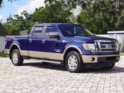 2012 *Ford* *F-150* *King Ranch* Dark Blue Pearl Met for sale in Bradenton, FL