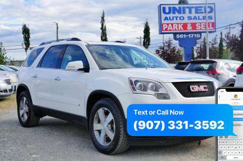 2010 GMC Acadia SLT 1 AWD 4dr SUV / Financing Available / Open... for sale in Anchorage, AK