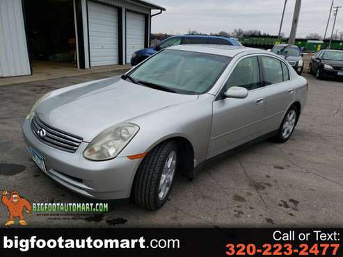 2004 Infiniti G35 Sedan 4dr Sdn AWD Auto w/Leather for sale in ST Cloud, MN