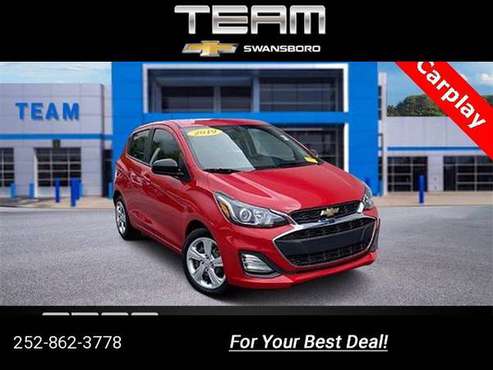 2019 Chevy Chevrolet Spark LS hatchback Red - - by for sale in Swansboro, NC