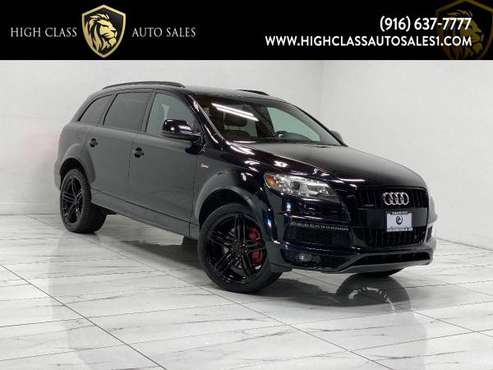 2012 Audi Q7 3 0T S line - - by dealer - vehicle for sale in Rancho Cordova, CA