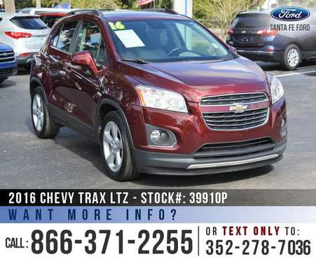 ‘16 Chevy Trax LTZ *** BOSE Audio, XM, Cruise, Leather Seats *** for sale in Alachua, FL