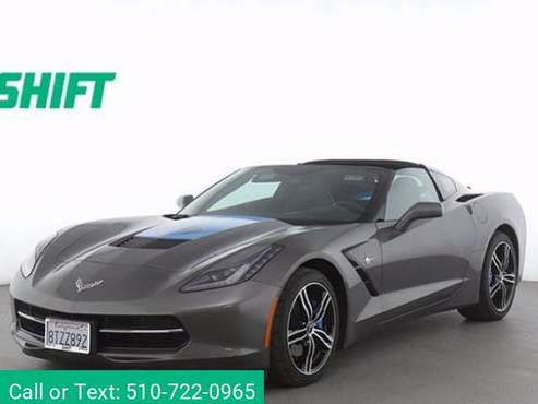 2016 Chevy Chevrolet Corvette 1LT coupe Shark Gray Metallic - cars & for sale in South San Francisco, CA