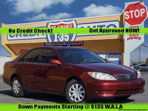 2005 TOYOTA CAMRY LE Cars-SUVs-Trucks start 135 DOWN! - cars & for sale in Oklahoma City, OK