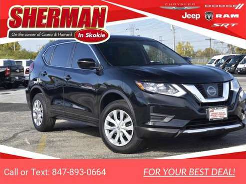 2017 Nissan Rogue S suv Magnetic Black - - by dealer for sale in Skokie, IL
