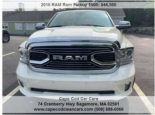 2016 RAM Ram Pickup 1500 Laramie Limited 4x4 4dr Crew Cab - cars &... for sale in Sagamore, MA, MA