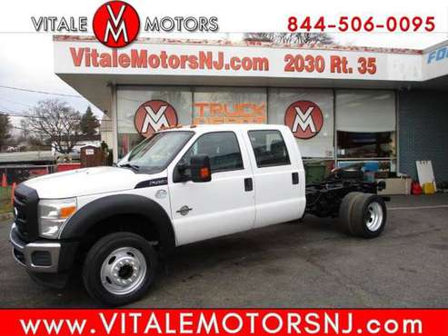 2011 Ford Super Duty F-450 DRW CREW CAB * DIESEL 67K * CAB CHASSIS -... for sale in south amboy, MI