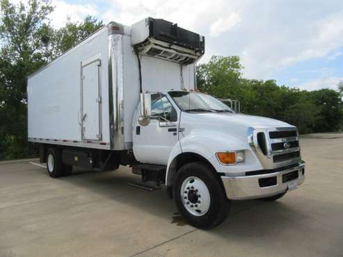 2015 FORD F-650 REEFER BOX TRUCK W/RAMP CNG - cars & trucks - by... for sale in Kennedale, TX
