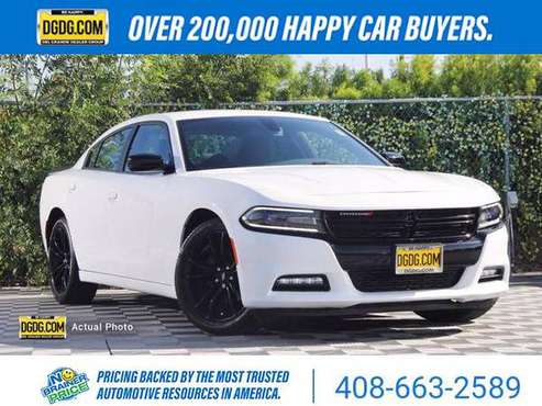 2017 Dodge Charger SXT sedan White Knuckle Clearcoat - cars & trucks... for sale in San Jose, CA