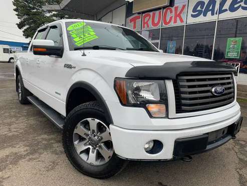 2012 FORD F-150 FX4 4X4 4DR SUPERCREW STYLESIDE 5 5 FT SB - cars & for sale in Woodburn, OR