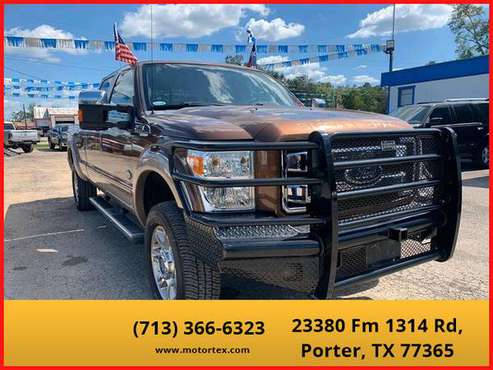 2011 Ford F350 Super Duty Crew Cab - Financing Available! for sale in Porter, TX