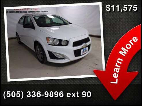 2015 Chevrolet Chevy Sonic RS - - by dealer - vehicle for sale in Moriarty, NM